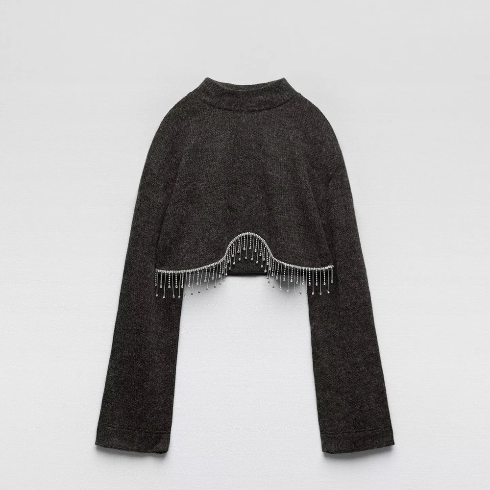 Zara jewel soft sweatshirt
